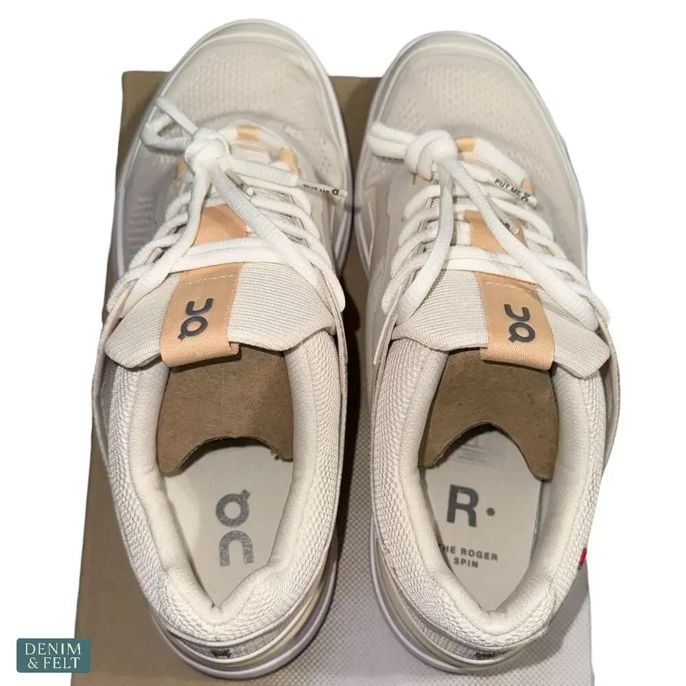 NEW On Running THE ROGER Spin Dew Savannah‎ Tennis Inspired Sneakers Women 10